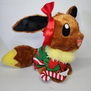 🎄Build-a-Bear Eevee 16" Pokemon Plush in Christmas Outfit🎄